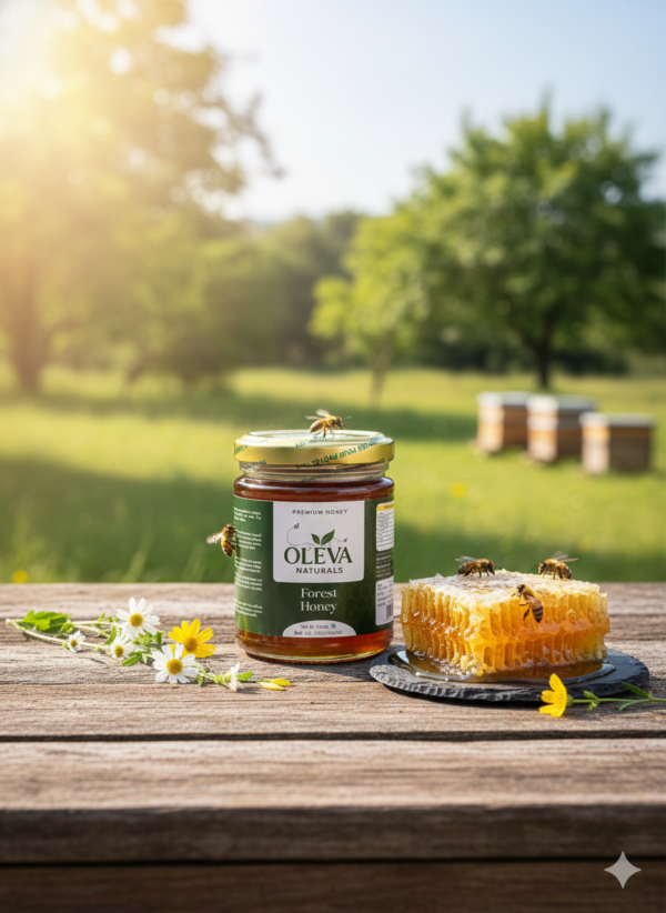 Forest Honey natural raw honey Oleva Naturals