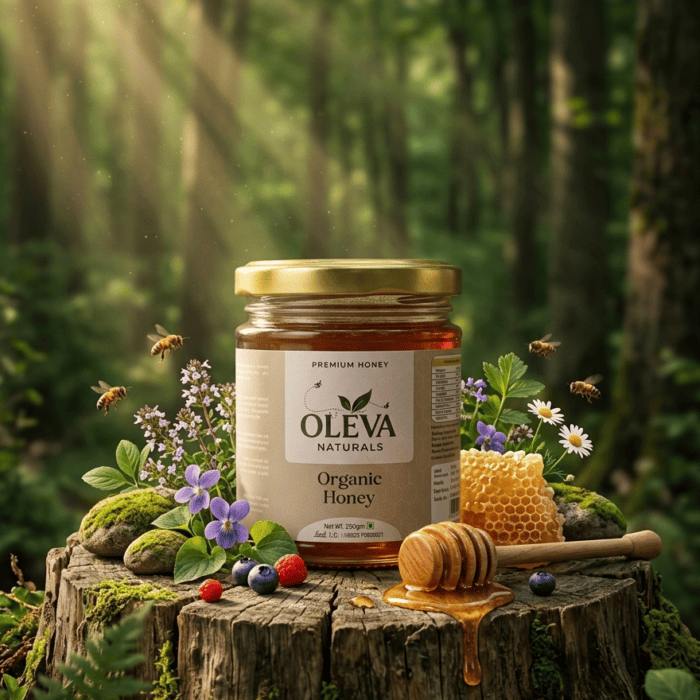 Organic Honey 250 gram - Copy OLeva Naturals